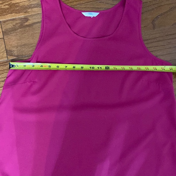 Time & Tru fuchsia tank top- size large - Picture 7 of 9
